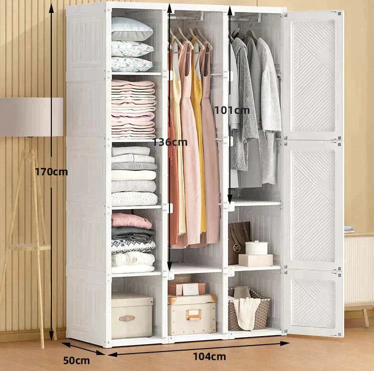 [COMPRE 1 E LEVE 2] Super Closet Dobrável + BRINDE EXCLUSIVO - frete grátis até meia-noite Casa dos Sonhos PORTA BRANCA 